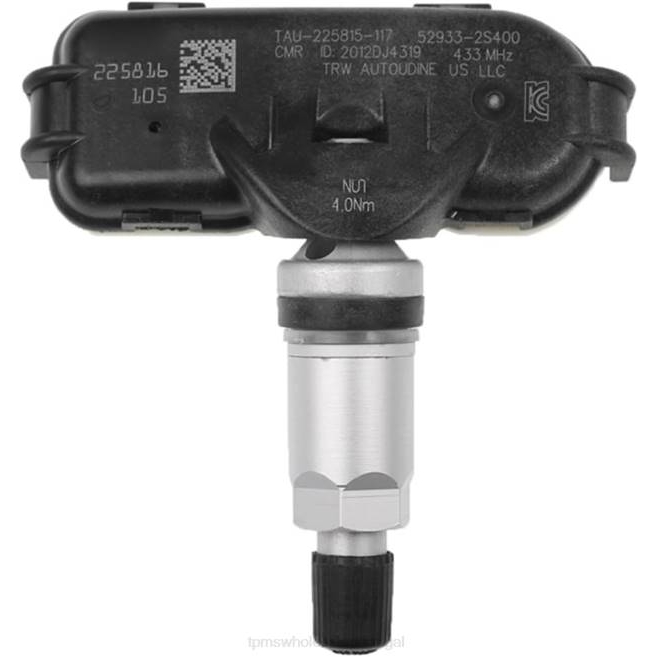 TPMS Preco 826P1668 tpms hyundai o sensor de pressão 529332s400 445mhz