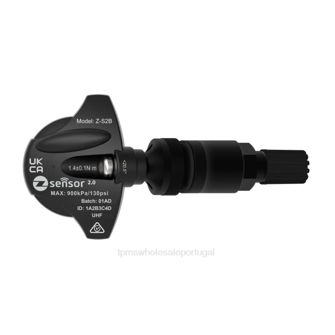 Tire Pressure Monitoring System (TPMS) 826P99 substituição do sensor 20154 tpms 433mhz haste de válvula metálica - preta