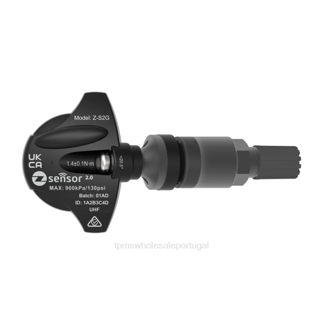 TPMS Portugal 826P101 Sensor tpms de substituição ford oe - oe p/n 4l2z1a150bb, 4l2z1a150ba freq 433mhz haste da válvula metálica - cinza escuro